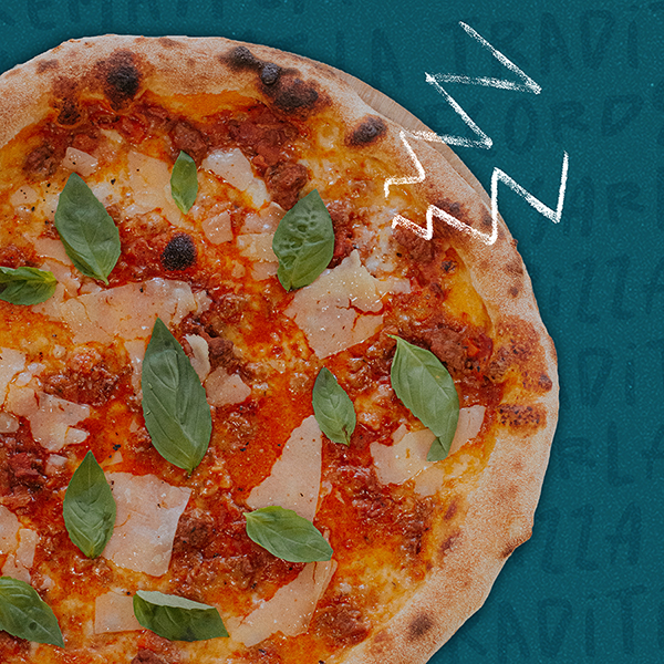 Pizza du mois de février chez Pizza Records à Sarlat : la Bolognese